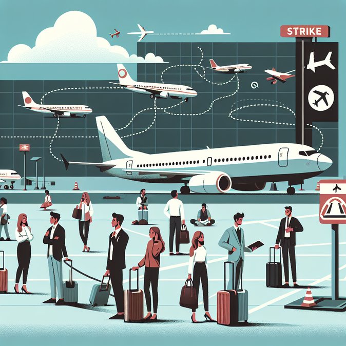 Huelgas nacionales de personal aéreo y de tierra afectan 410 vuelos en toda Italia