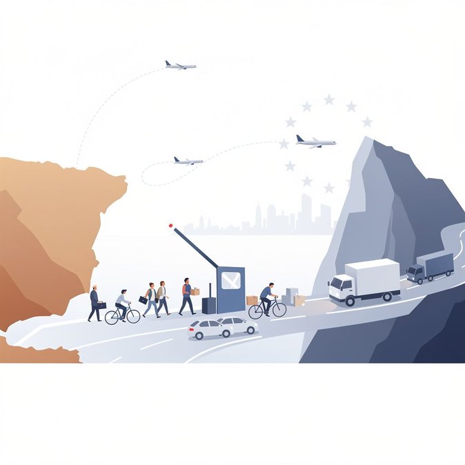 UK–EU Treaty on Gibraltar guarantees friction-free border and new air links