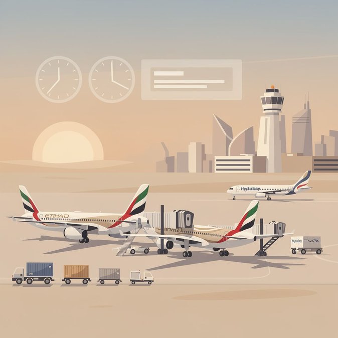 Etihad extends Kuwait flight cancellations; minor delays ripple across UAE hubs