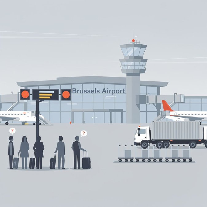 Brussels Airport Strike Cancels 140 Flights—LOT and Ryanair Polish Services Affected
