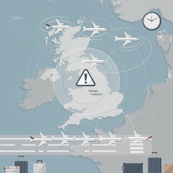 Second UK air-traffic control failure in two weeks grounds hundreds of flights