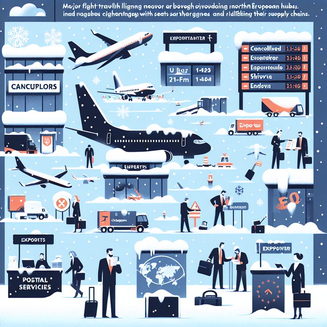 Europe-Wide Snowstorm Cancels 1,400+ Flights; Swiss Travellers Face Knock-On Chaos