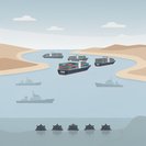 الولايات المتحدة ترفع الحصار البحري عن إيران وتخفض مستوى التهديد الأمني في مضيق هرمز