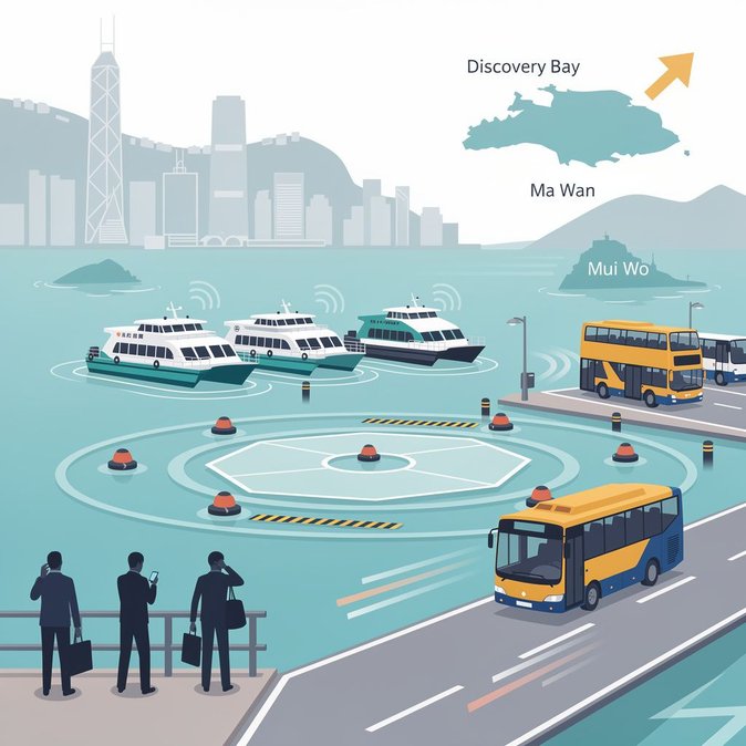 Hong Kong refuerza conexiones de autobús y ajusta ferris a islas periféricas antes de las restricciones marítimas del lunes por la mañana