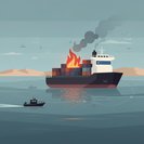 Un porte-conteneurs sous pavillon chypriote touché dans le détroit d'Hormuz au cœur des tensions renouvelées entre les États-Unis et l'Iran