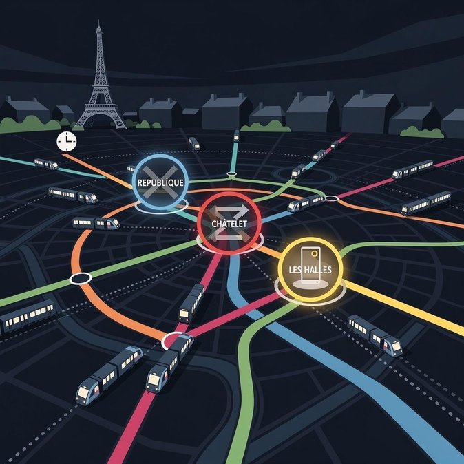 Paris Metro Shuts Key Interchange Stations at 22:00 Amid Security Clamp-Down