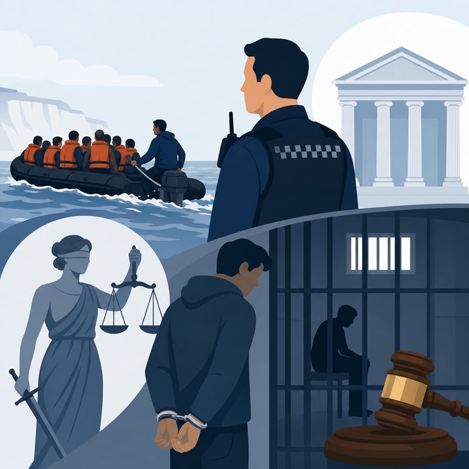 CPS fast-tracks prosecutions of Channel-crossing migrants under new 2026 Border Security Act