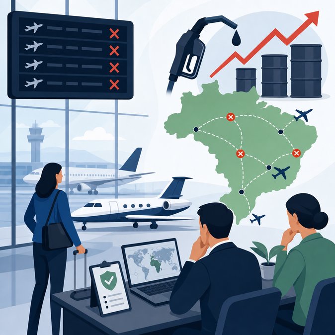 Fuel-Cost Crunch Forces Brazilian Airlines to Slash 3,700 Flights in May