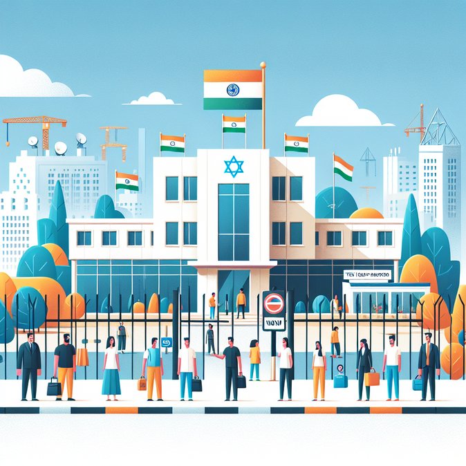 Indian Embassy in Tel Aviv Warns Citizens to Avoid Non-Essential Travel as Israel Security Situation Deteriorates