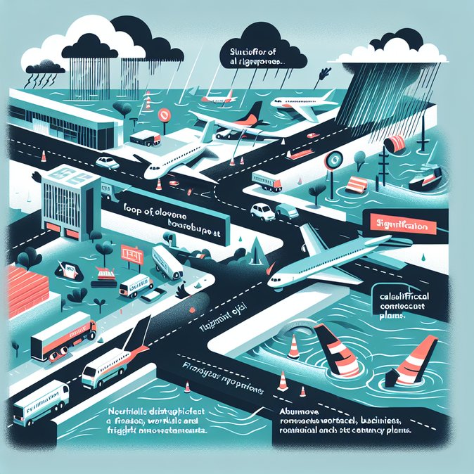 Cyclone Narelle forces flight cancellations and road closures across Western Australia