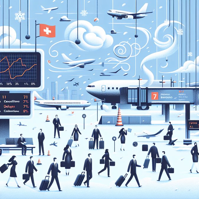 风暴与空管人员短缺扰乱瑞士枢纽航班