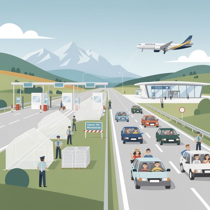 Austria Desmantelará las Instalaciones Fronterizas Temporales en Thörl-Maglern Tras Fuerte Disminución de la Migración Irregular