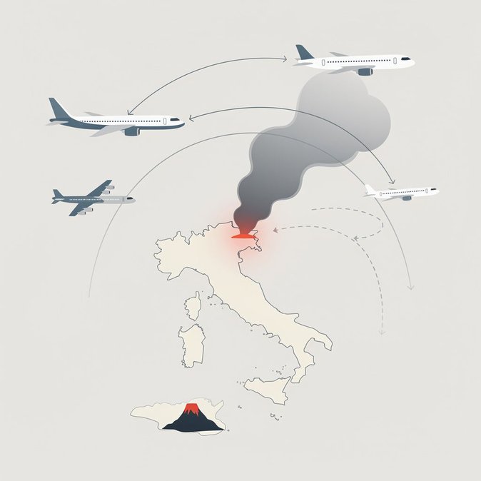 Etna Eruption Grounds 150+ Flights—Polish Routes to Catania Hit by Volcanic Ash Restrictions