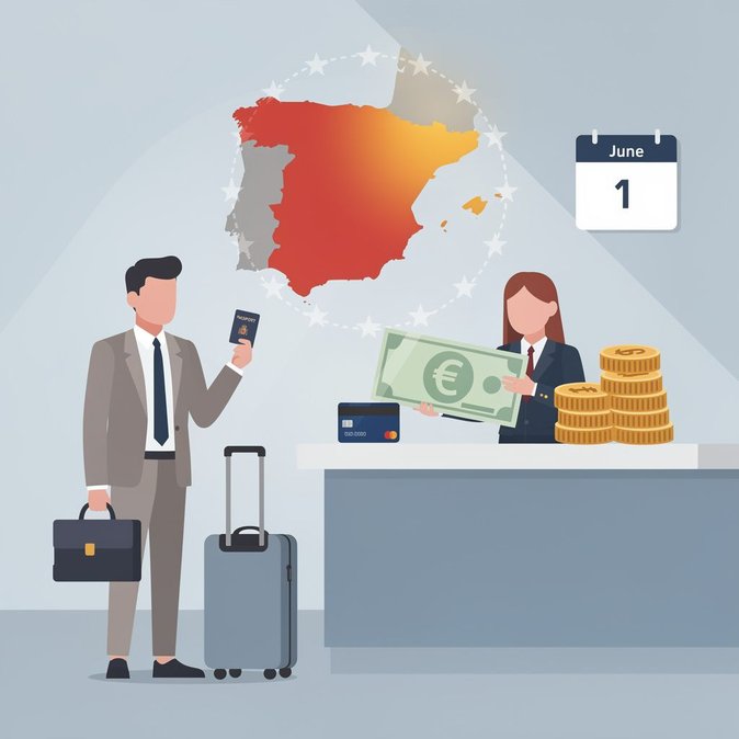 L'Espagne augmente le seuil de preuve de fonds à 122 € par jour pour tous les visiteurs hors UE