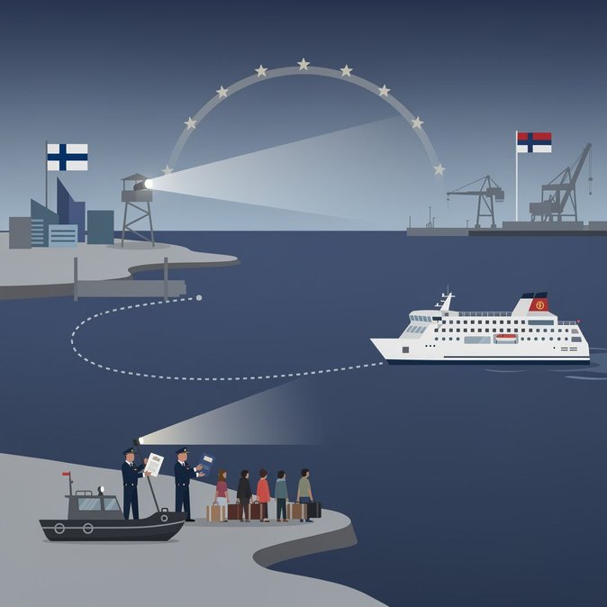 Finnish Coast Guard Warns of Ongoing Irregular-Migration Risk via Estonian Ferry Routes