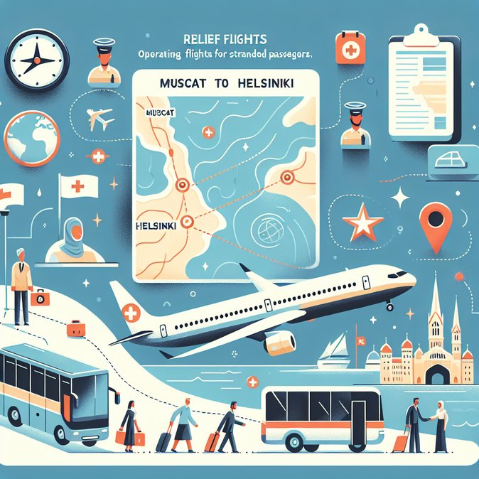 芬兰航空开通马斯喀特至赫尔辛基救援航班，接回因中东空域关闭滞留的1200名乘客