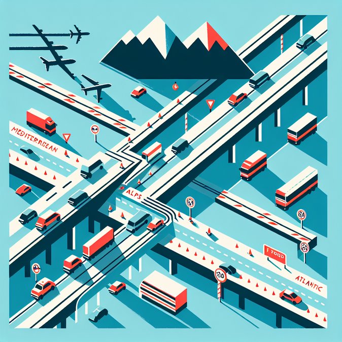 Christmas Road-Traffic ‘Red’ Alerts Issued as France Expects Record Getaway