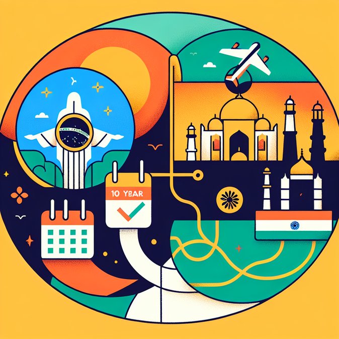 Brazil and India agree to 10-year visitor visas, boosting South-South travel