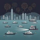 Le Département maritime établit des zones d'exclusion temporaires pour les bateaux spectateurs lors des feux d'artifice de la Fête nationale