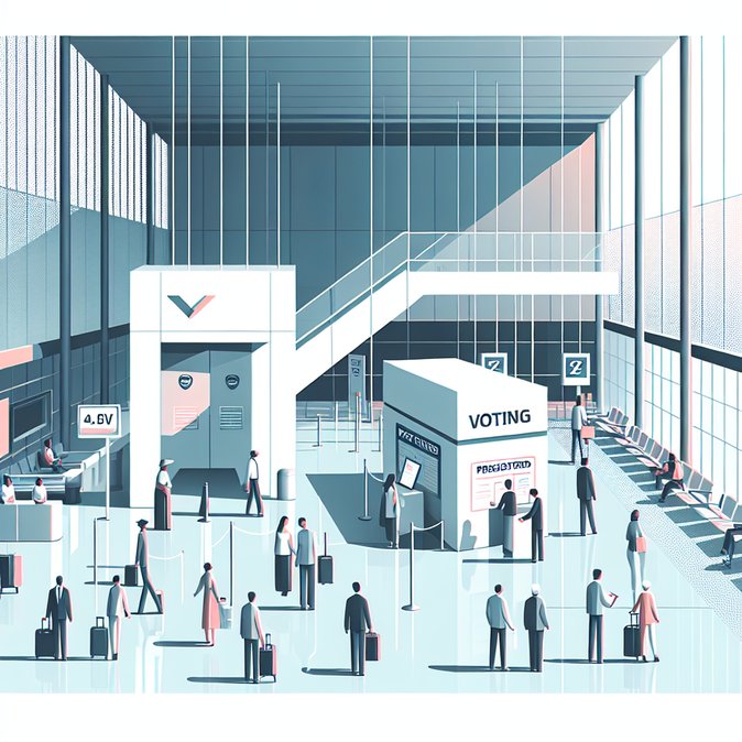 Hong Kong International Airport Opens First-Ever Air-side Polling Station for Departing & Arriving Voters