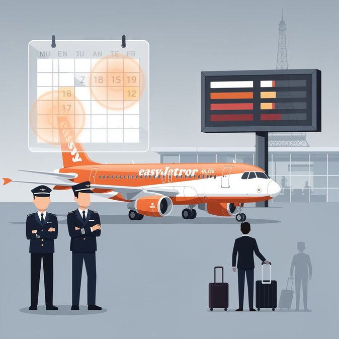 Los pilotos franceses de EasyJet posponen la huelga al 1 y 2 de octubre tras avances en las negociaciones