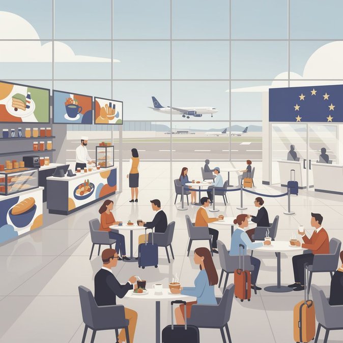 El Aeropuerto de Dublín finaliza una renovación integral de sus servicios de comida y bebida para atender el récord de pasajeros