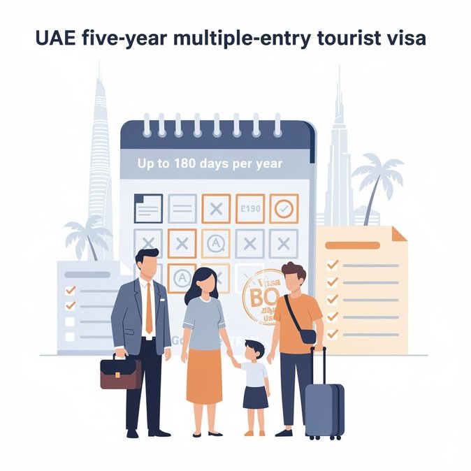 Everything you need to know about the UAE’s 5-year multiple-entry tourist visa