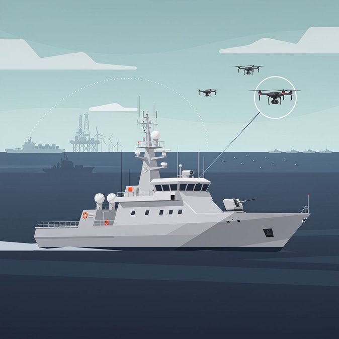 Finnish Border Guard to deploy two new patrol ships with built-in anti-drone capability