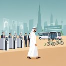 Cheikh Mohammed visite l'ATM 2026 et met en avant l'accent sur la mobilité intelligente et la durabilité