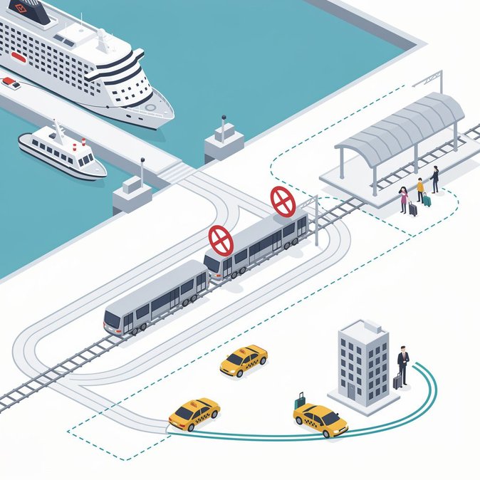 Genoa public-transport strike today adds last-mile risk for cruise and ferry passengers