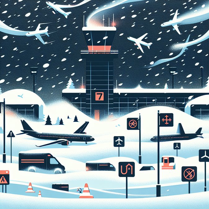 Winter-holiday blizzard cancels 159 flights and delays 1,190 across Europe, hitting Helsinki hub on 23 February 2026