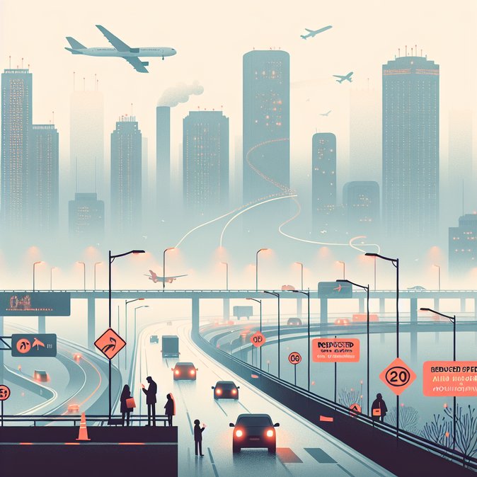 Red-alert fog disrupts morning commutes and prompts speed-limit cuts across UAE