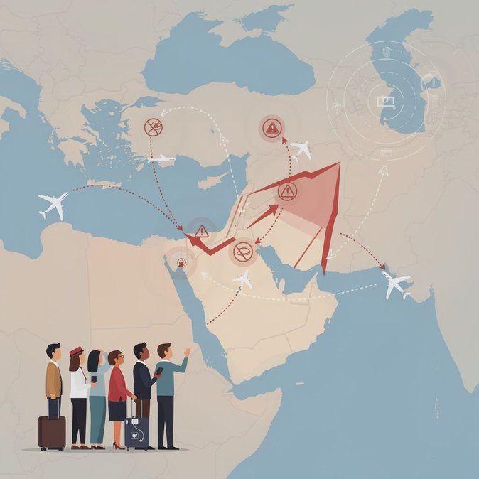 الإمارات تغلق جزءًا من مجالها الجوي وسط تصاعد التوترات الأمنية في المنطقة