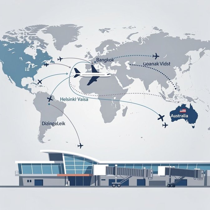 Finavia unveils winter 2026/27 network: new Helsinki–Melbourne link and regional feeders