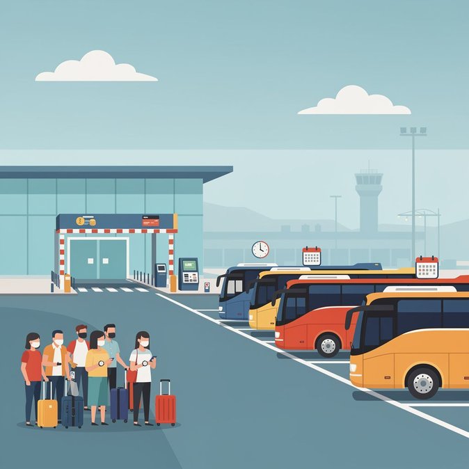 Les voyagistes dénoncent la nouvelle taxe sur le stationnement des autocars à l’aéroport de Tenerife Sud