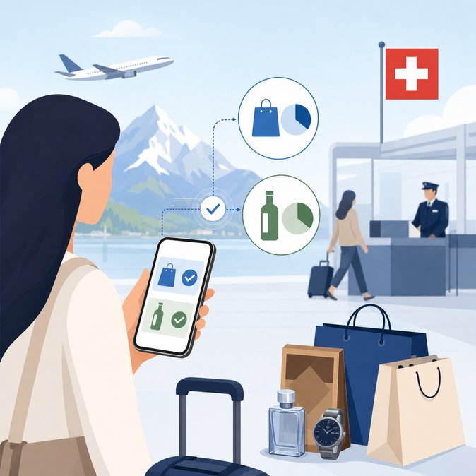QuickZoll App Upgrade Lets Travellers Declare Goods at Both Swiss VAT Rates