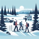 German tourists arrested after snowshoeing across closed Finland–Russia border