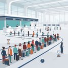 البيانات الحية تكشف تضاعف متوسط أوقات الانتظار لمراقبة جوازات السفر للمسافرين من دول ثالثة في المبنى رقم 3 الجديد بمطار فرانكفورت