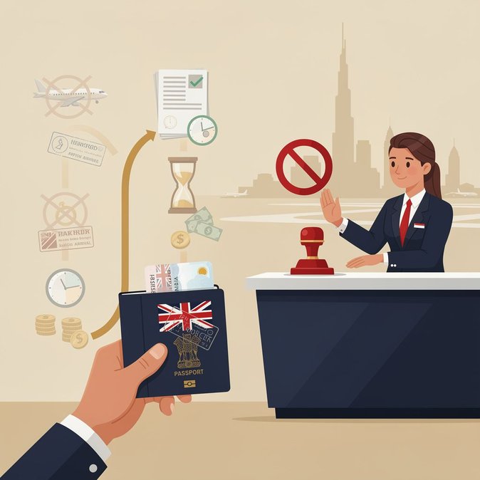 UAE Ends Visa-on-Arrival for Indian Passports that Rely Solely on UK Residence Permits