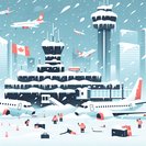 U.S. Northeast Storm Cancels 1,100 + Flights, Ripple Effects Felt by Canadian Travellers