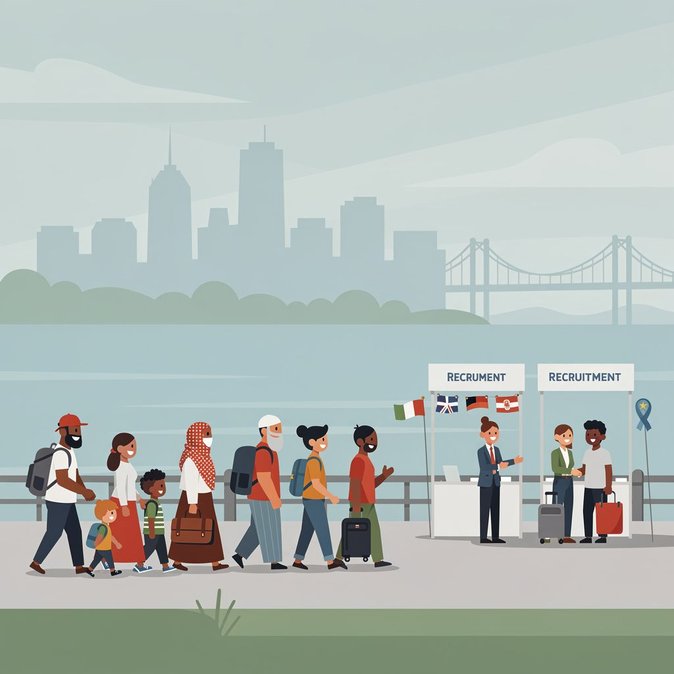 La promenade du front de mer de Portland met en lumière le rôle des communautés américaines à l'occasion de la Journée mondiale des réfugiés