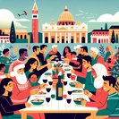 Sant’Egidio hosts record 80,000-person Christmas lunch for poor and refugees across Italy