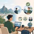 Brazilian Law Firm Clarifies How Foreigners Can Convert Tourist Stays to Digital-Nomad Residence In-Country