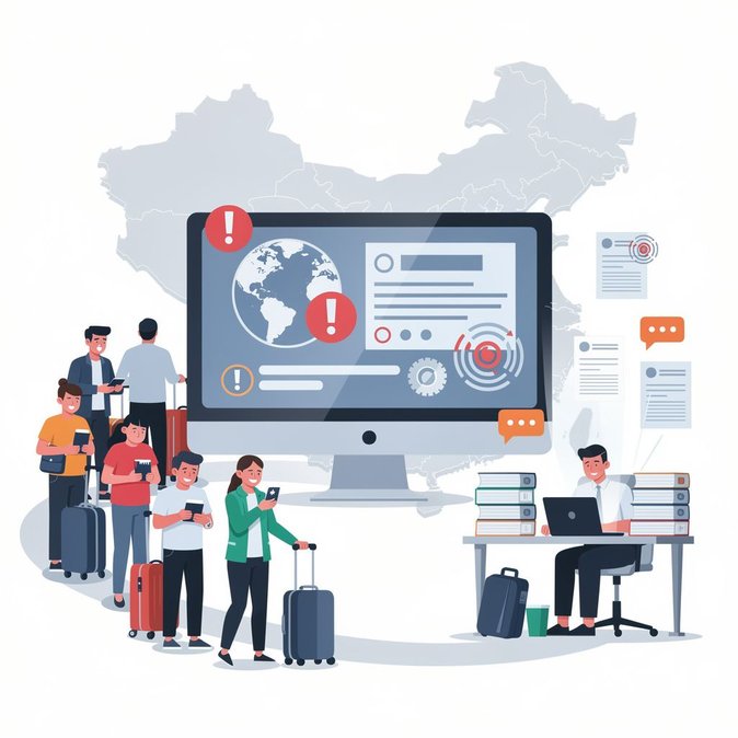 Glitch in China’s online visa portal triggers vague ‘supplementary materials’ requests