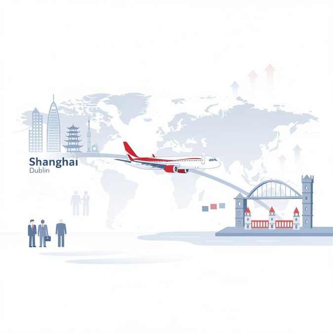 China Eastern launches first non-stop Shanghai–Dublin service, opening Ireland’s longest direct air link