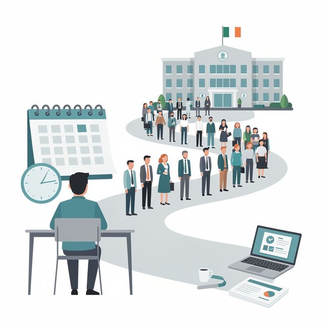 New data show Irish visa and permit backlogs inch forward as of 27 June update