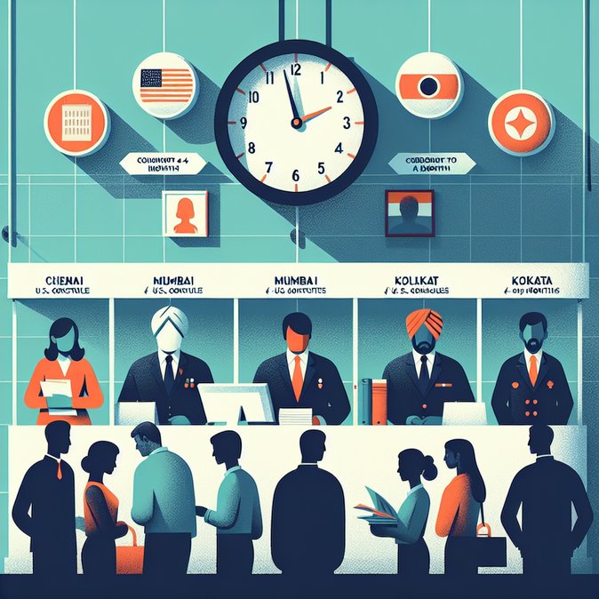 Chennai Emerges as Fastest Option for U.S. Visitor-Visa Interviews as India Wait Times Diverge