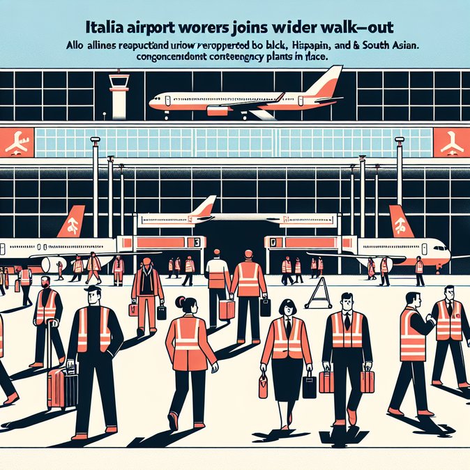 Christmas airport walk-outs spread across Europe – Italian hubs on the front line