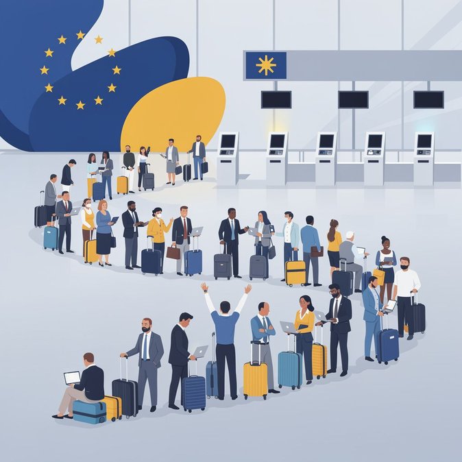 Five-Hour Queues at Brussels Airport Expose Growing Pains of EU Entry/Exit System