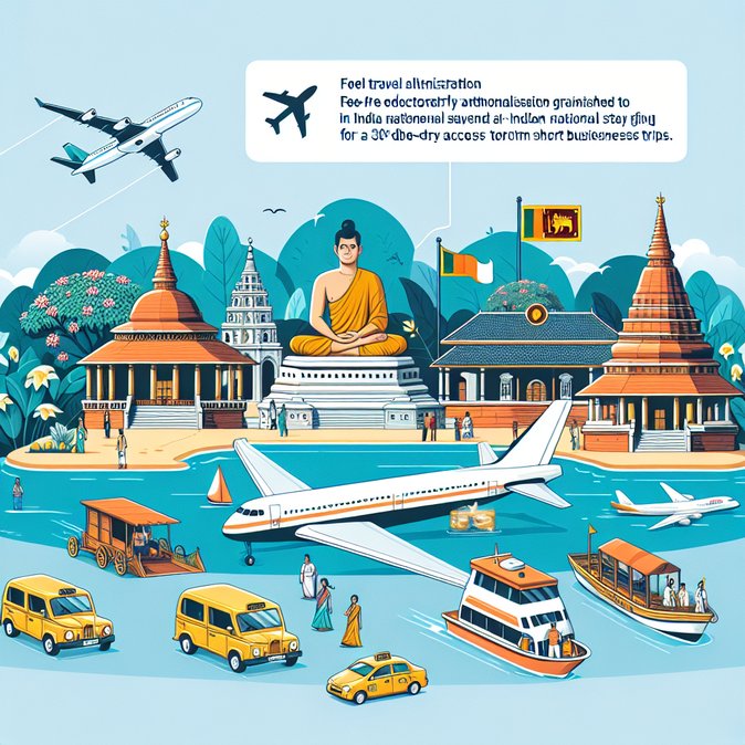 Sri Lanka extends fee-free 30-day visas for Indian travellers through 2026